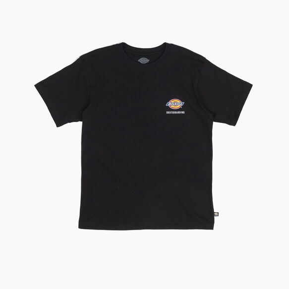 T-shirt skateboard Dickies avec logo sur la poitrine, de coupe standard - Black &#40;KBK&#41;