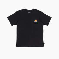 T-shirt skateboard Dickies avec logo sur la poitrine, de coupe standard - Black (KBK)