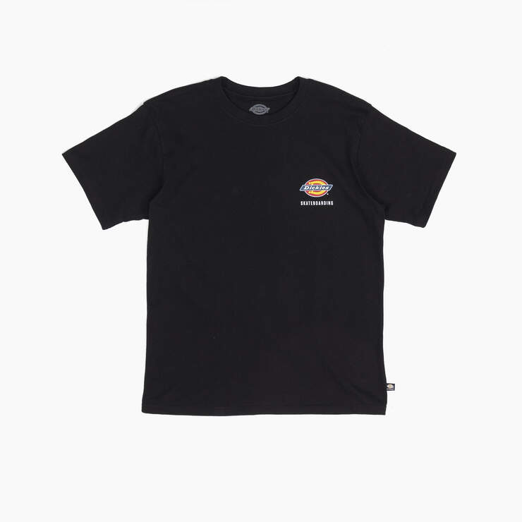 T-shirt skateboard Dickies avec logo sur la poitrine, de coupe standard - Black (KBK) numéro de l’image 1