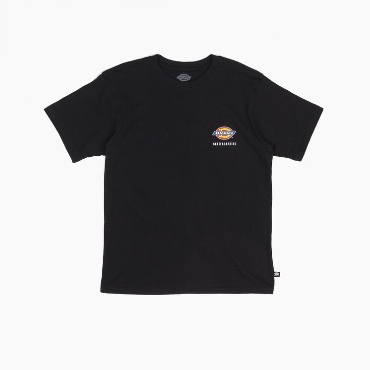 T-shirt skateboard Dickies avec logo sur la poitrine, de coupe standard - Black &#40;KBK&#41;