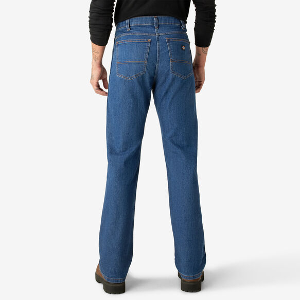 Jeans standard &agrave; ceinture adaptable - Stonewashed Indigo Blue &#40;SNB&#41;
