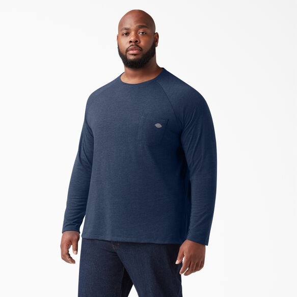 Cooling Long Sleeve T-Shirt - Dark Navy Heather &#40;DNH&#41;