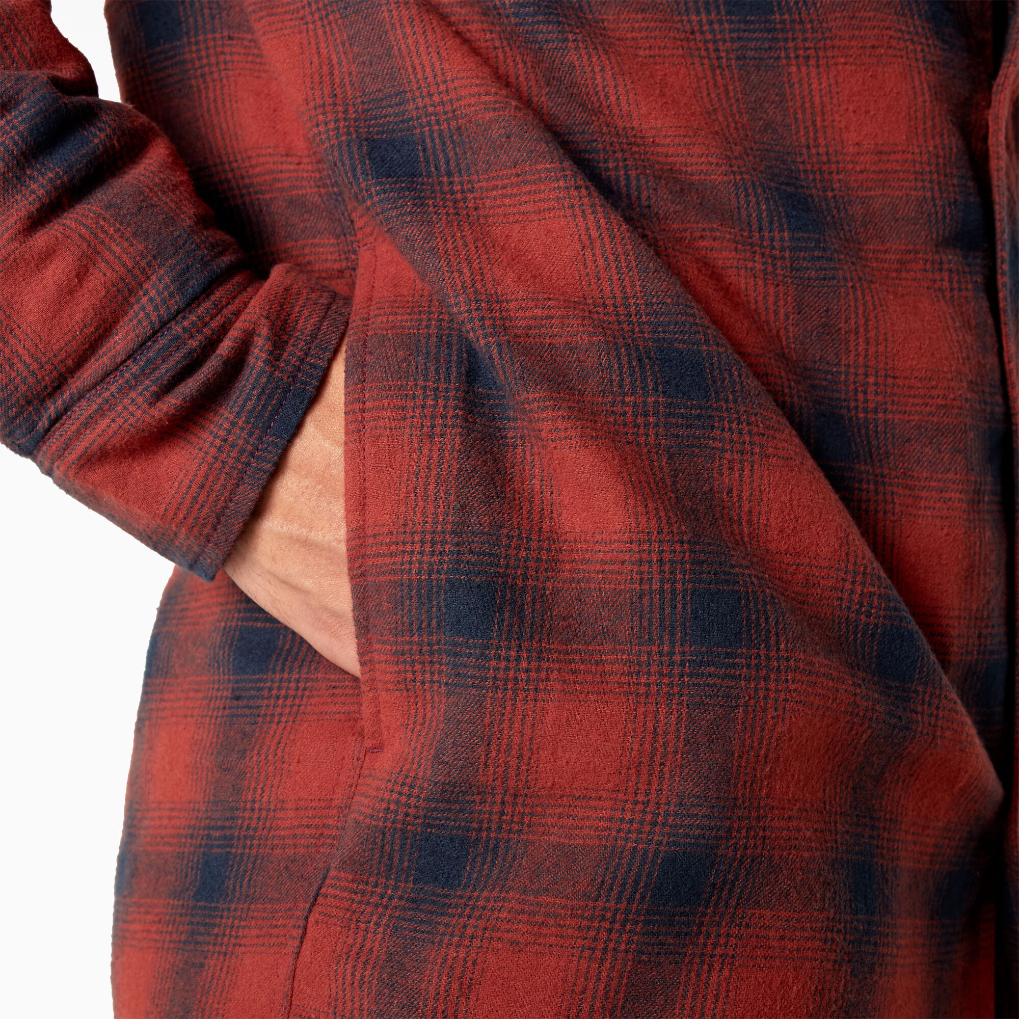 Flannel jacket red on sale