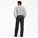 Regular Fit Straight Leg Double Knee Work Pants - Black &#40;BK&#41;