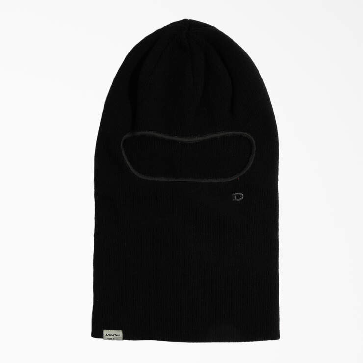 Passe-montagne en tricot côtelé - Black (BK) numéro de l’image 1