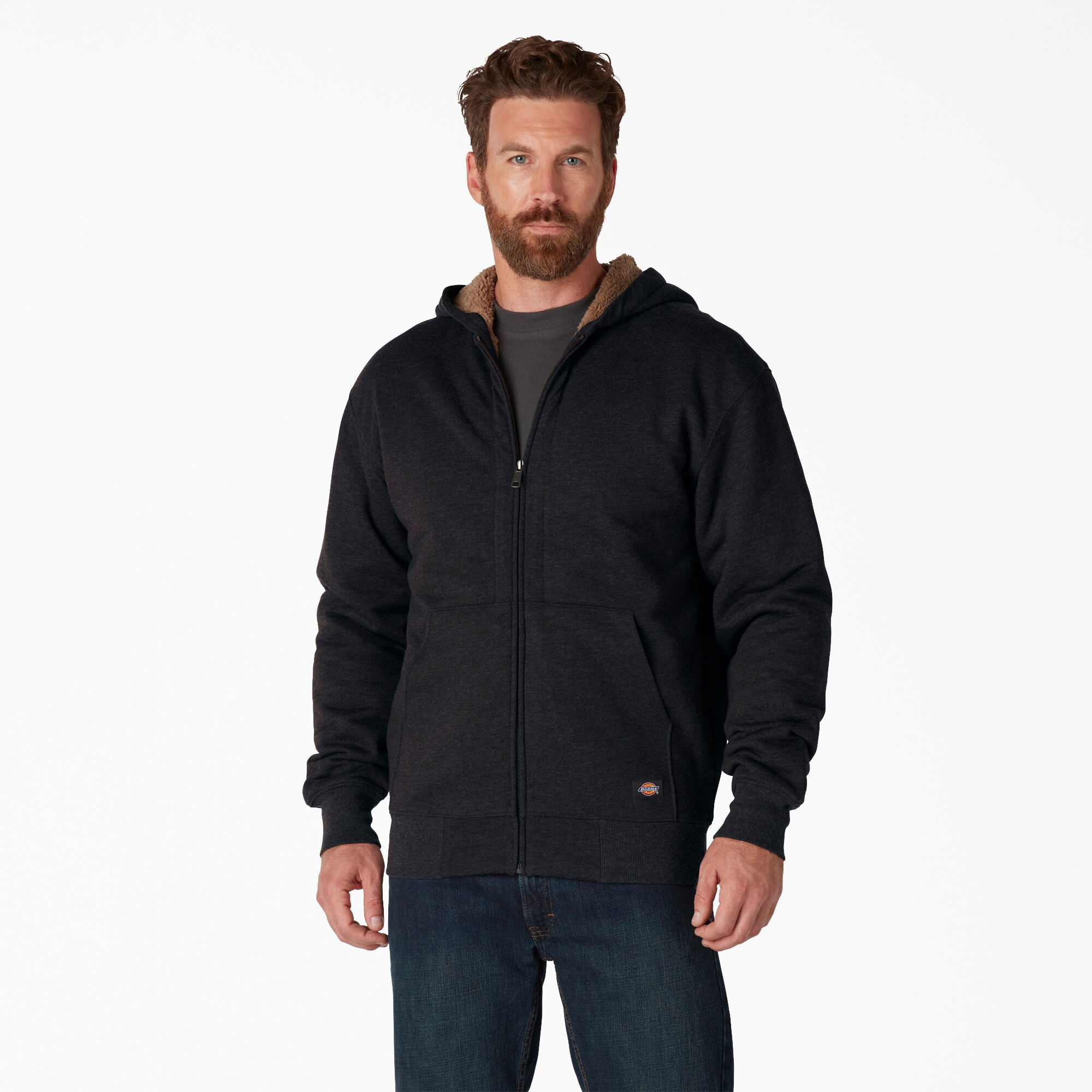 Dickies black zip best sale hoodie