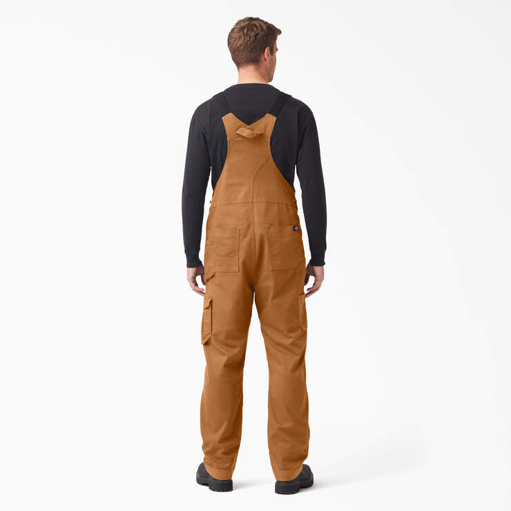 Temp-iQ® 365 Tech Duck Bib Overalls - Rinsed Brown Duck (RBD) image number 2