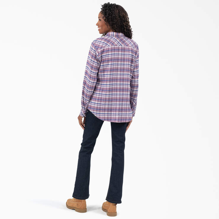 Chemise en flanelle à manches longues et à motif tartan pour femmes - Grapeade/Orchard Plaid (B2J) numéro de l’image 5