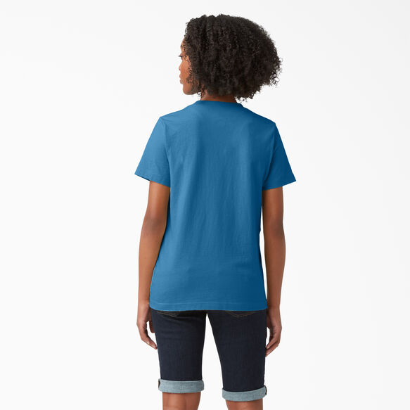 T-shirt avec logo pour femmes - Vallarta Blue &#40;V2B&#41;
