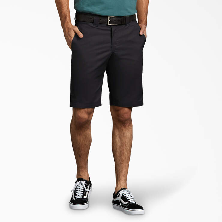 FLEX 11" Slim Fit Work Shorts - Black (BK) image number 1
