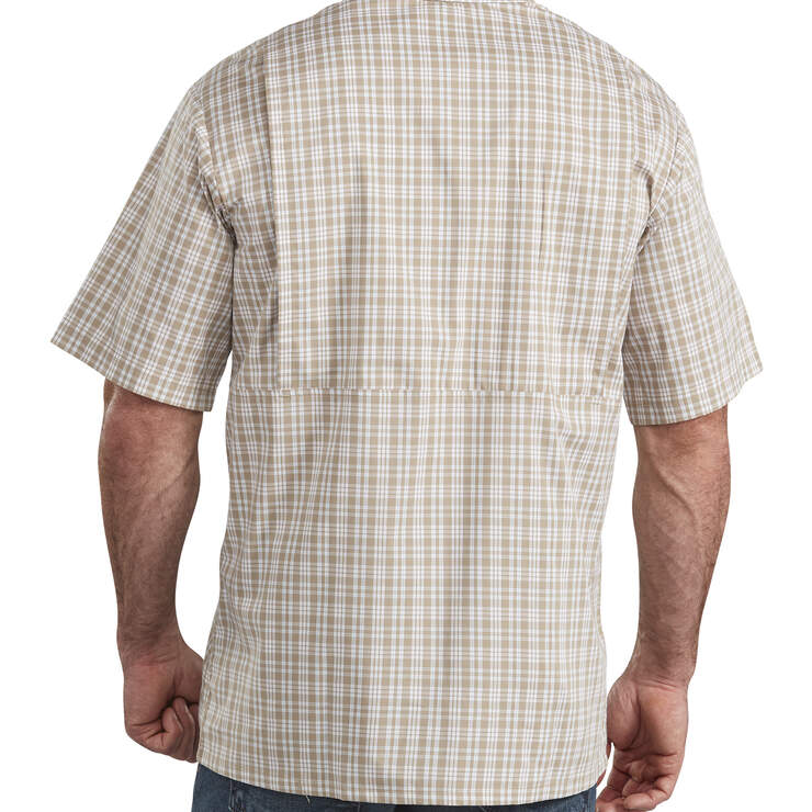 Temp-iQ™ Performance Cooling Short Sleeve Shirt - Blue Khaki Plaid (DSU) image number 2