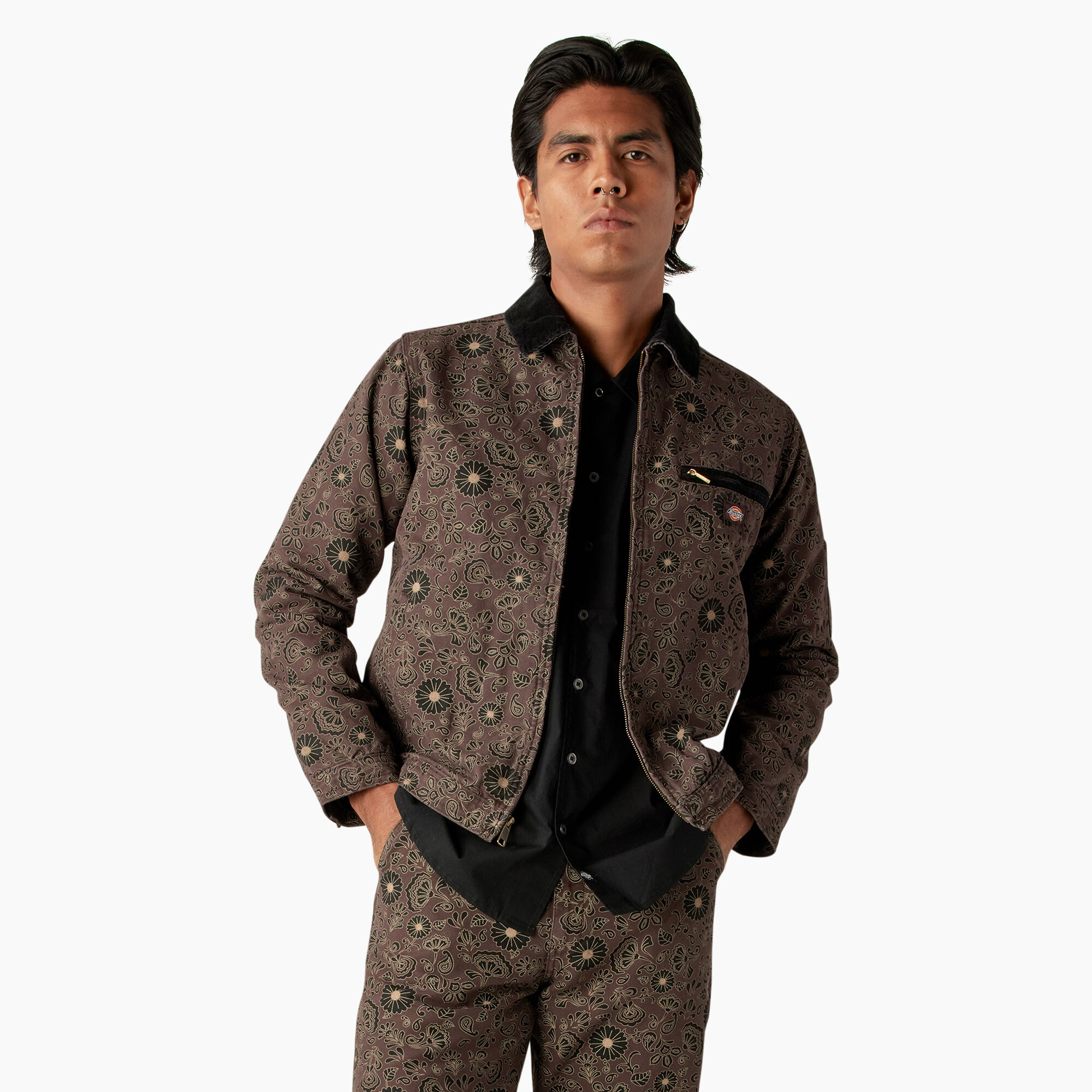 Ellis Floral Print Duck Canvas Jacket Dickies Canada