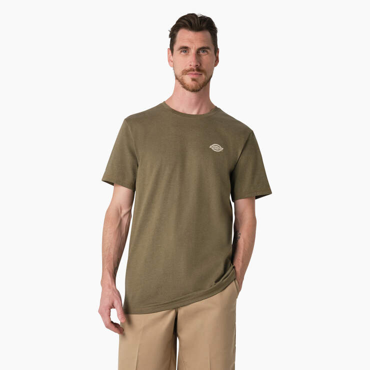 Cooling Performance Graphic T-Shirt - Military Green Heather (MLD) image number 2