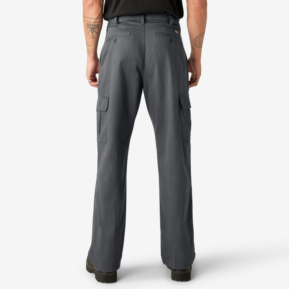 Loose Fit Cargo Pants For Men , Rinsed Charcoal Gray | Dickies