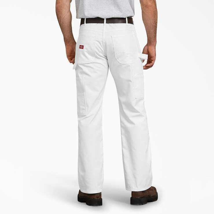 FLEX Relaxed Fit Painter's Pants - White (WH) image number 2