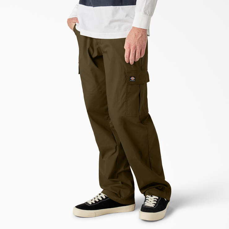Pantalon cargo de skateboard Dickies de coupe ample - Dark Olive (DV9) numéro de l’image 3