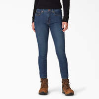 Jeans de coupe étroite Forme parfaite pour femmes - Stonewashed Indigo Blue (SNB)