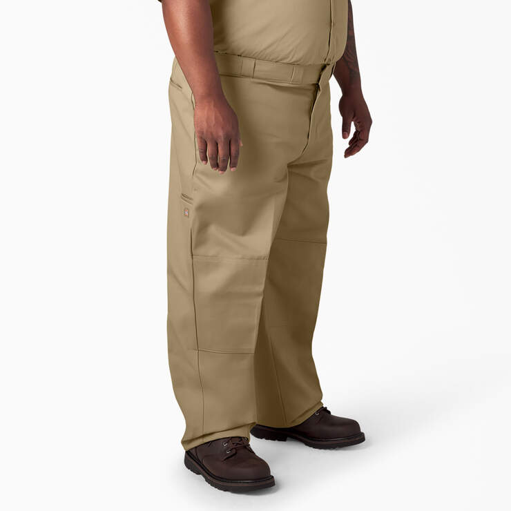 Dickies Loose Fit Double Knee Work Pants Khaki – Gardena Department Store