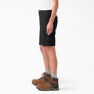 Women&#39;s Relaxed Fit Ripstop Cargo Shorts, 9&quot; - Black &#40;BKX&#41;