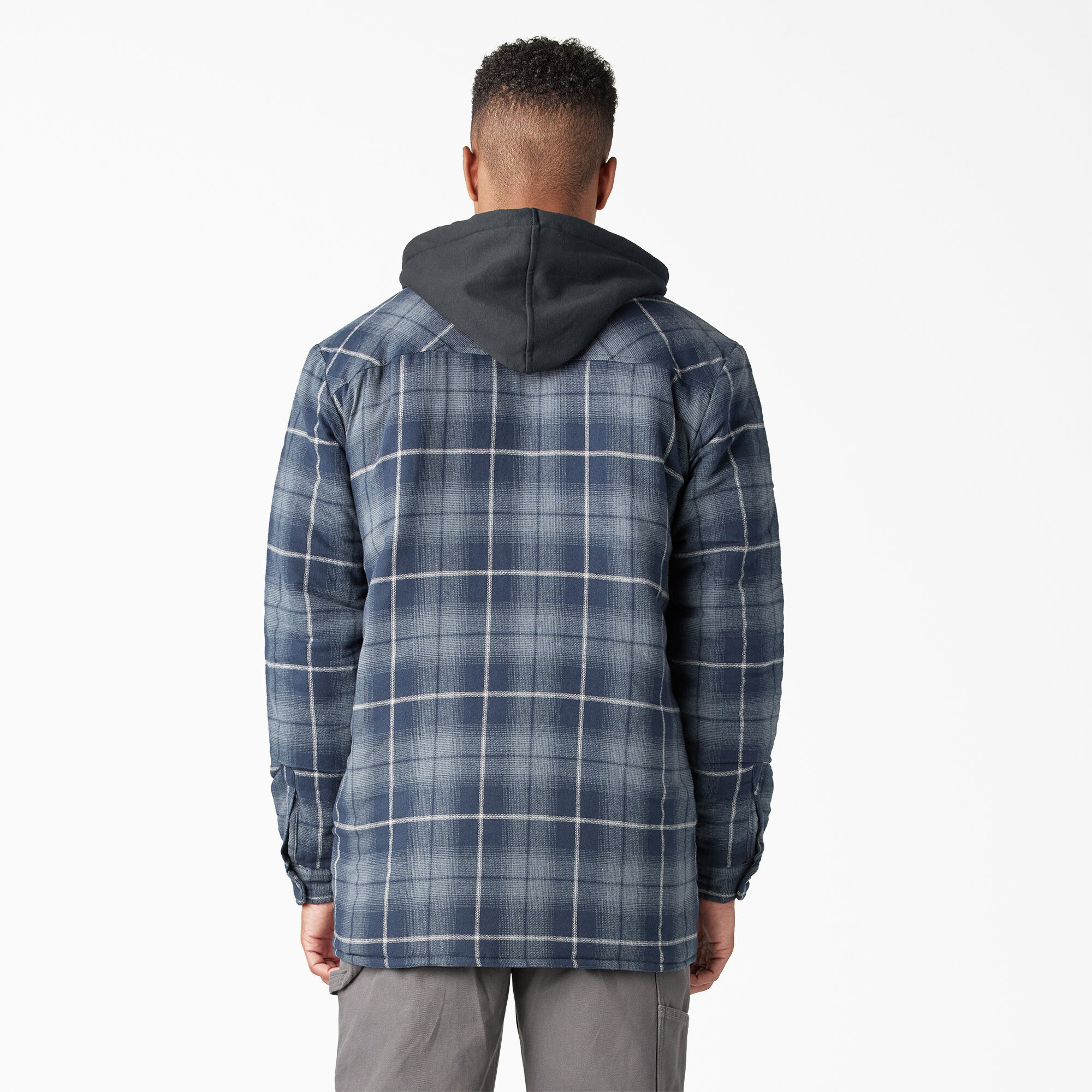 Mens flannel discount jackets with hood