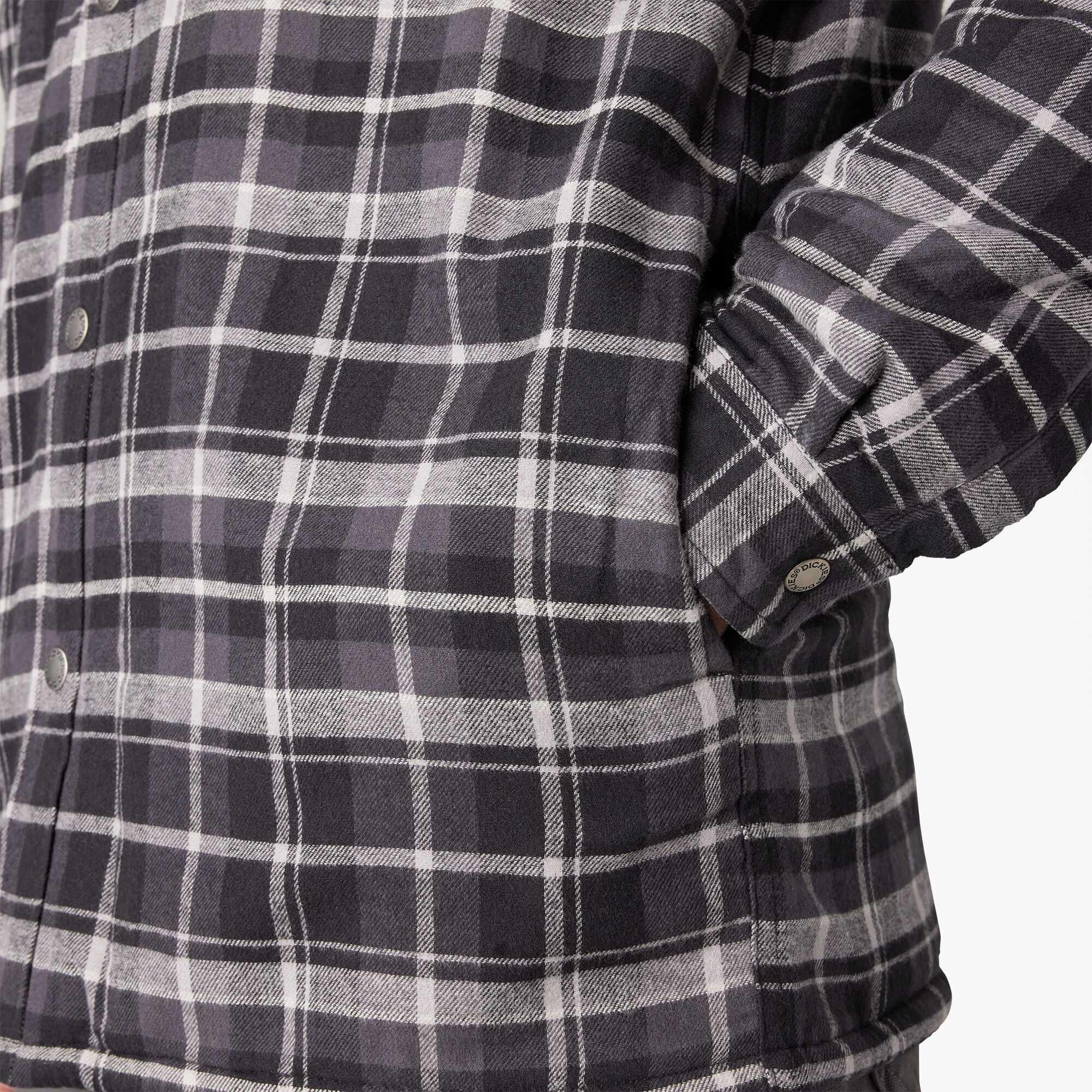 High Pile Fleece Lined Flannel Shirt Jacket with DWR Men s Shirt