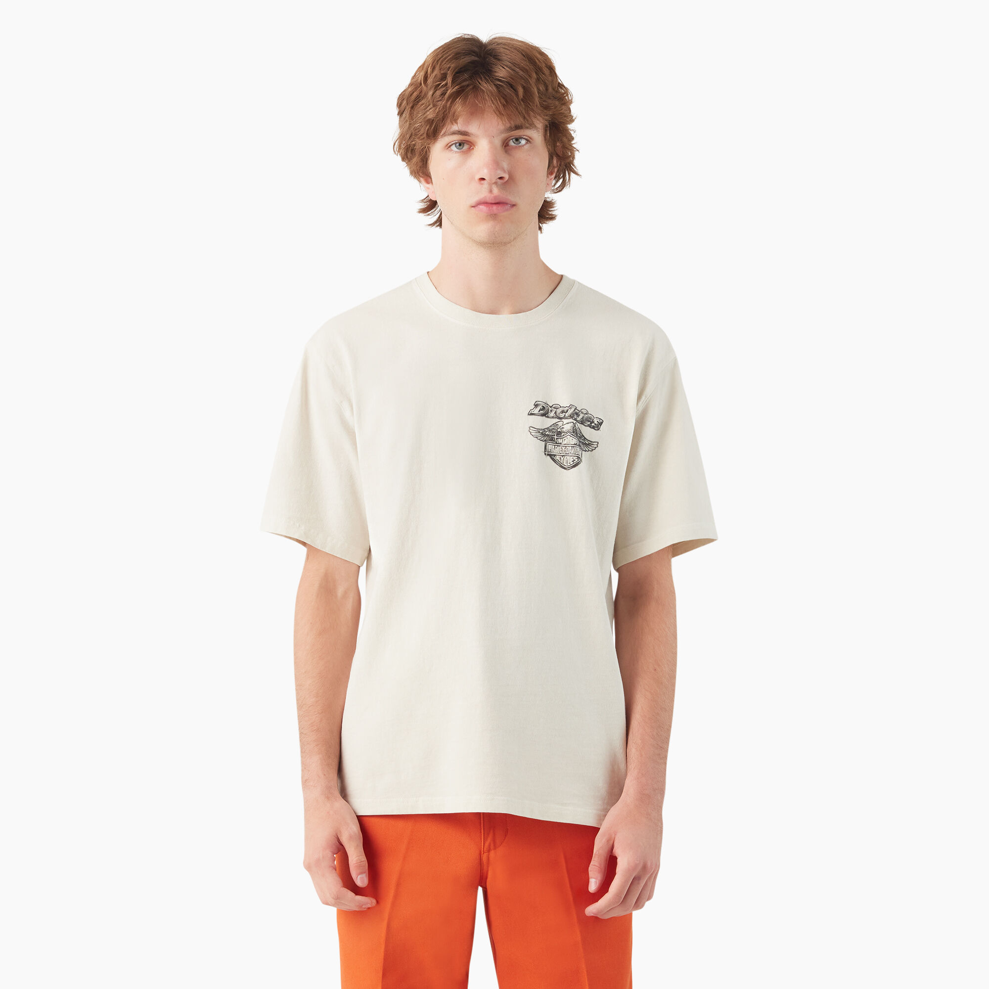 ★HARLEY-DAVIDSON COLLECTIONS★PIGMENT V-TWIN ENGINE TEE Dickies x Harley-Davidson Heavyweight V-Twin Engine Tee
