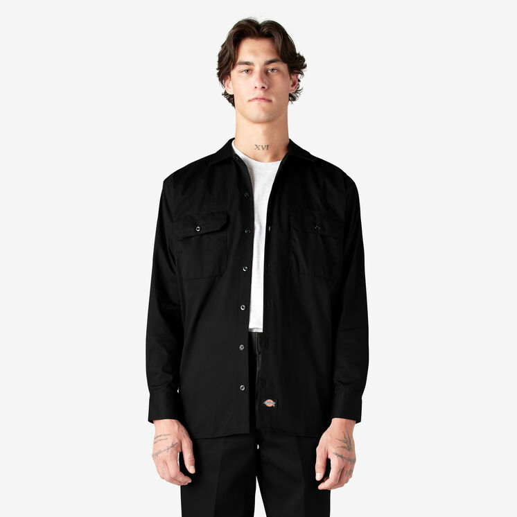 Long Sleeve Work Shirt - Black &#40;BK&#41;