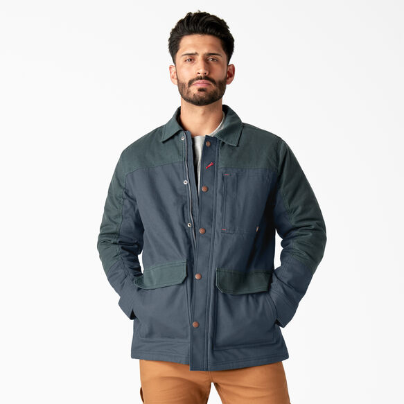 Waxed Canvas Chore Coat - Airforce Blue &#40;AF&#41;