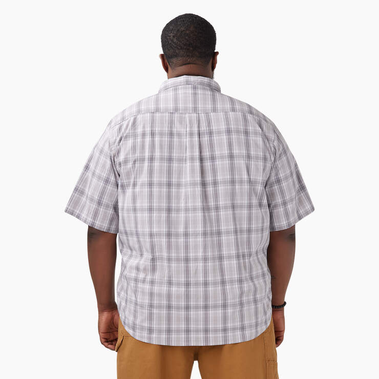 Short Sleeve Woven Shirt - Alloy Plaid (YPA) image number 6