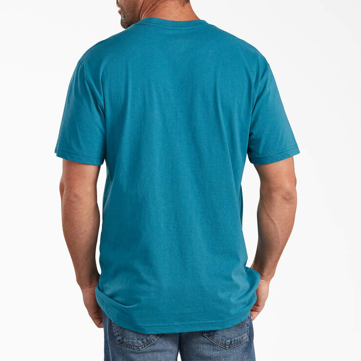Short Sleeve Relaxed Fit Graphic T-Shirt - Teal (TL) image number 2