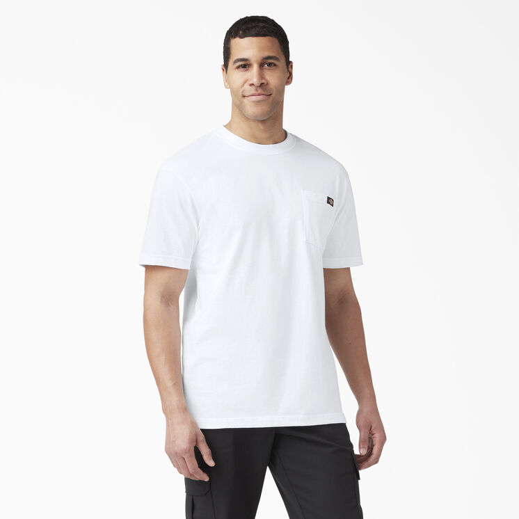 T-shirt &agrave; poche &agrave; manches courtes - White &#40;WH&#41;