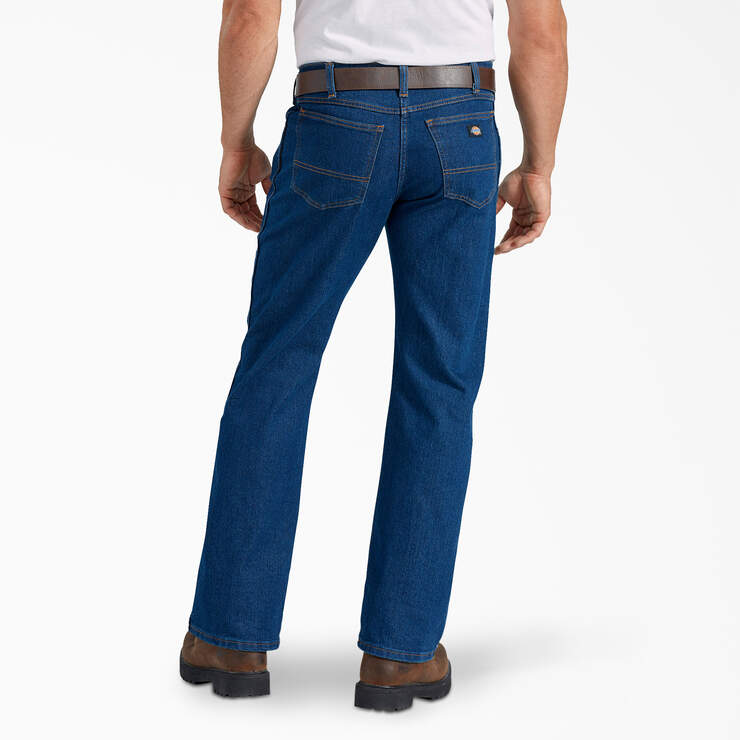 Jeans de coupe standard à ceinture adaptable FLEX - Rinsed Indigo Blue (RNB) numéro de l’image 2