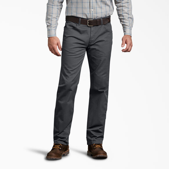 Dickies X-Series Regular Fit Straight Leg 5-Pocket Pants - Rinsed Charcoal Gray &#40;RCH&#41;