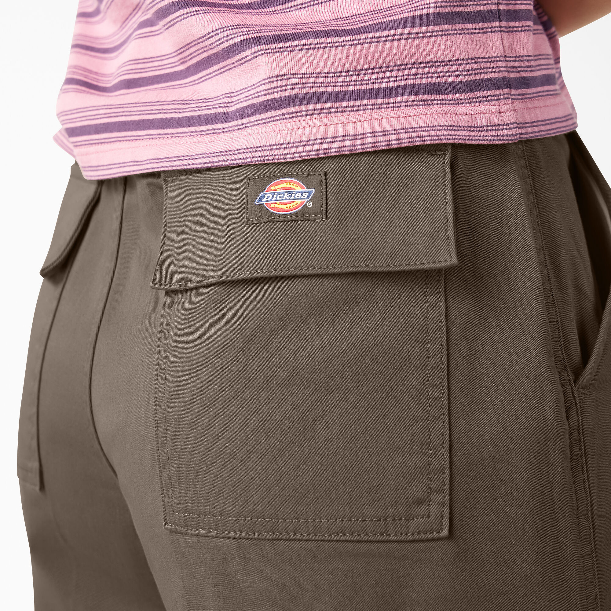Women s Relaxed Fit Cropped Cargo Pants Dickies Canada