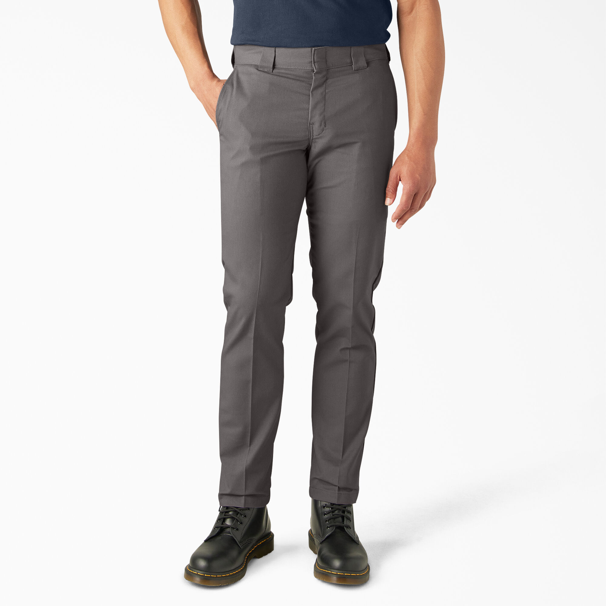 Slim Fit Taper Leg Multi Use Pocket Work Pants