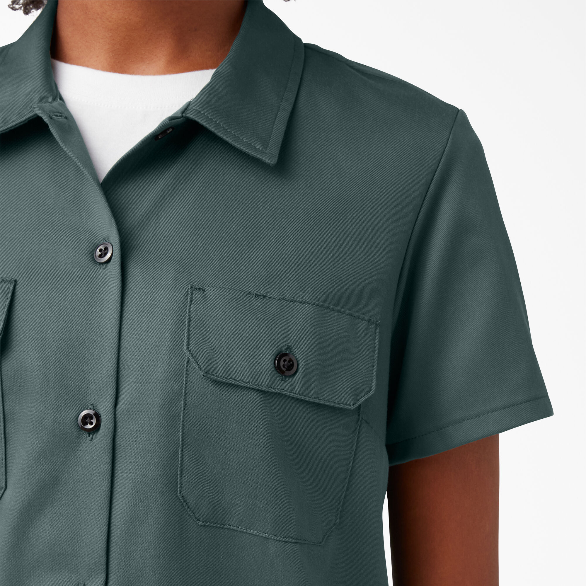 Women s Short Sleeve Work Shirt Womens Tops Dickies Canada