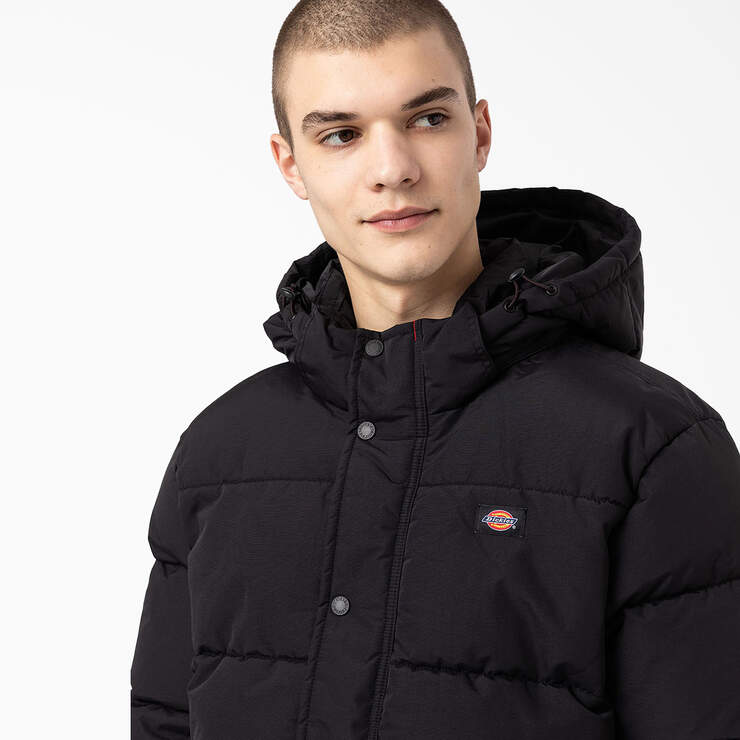 Glacier View Anorak Puffer Jacket - Charcoal Gray (CH) image number 4