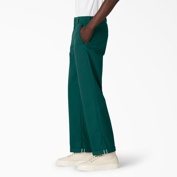 Pantalon de travail &agrave; revers et de coupe standard - Forest Green &#40;FT&#41;