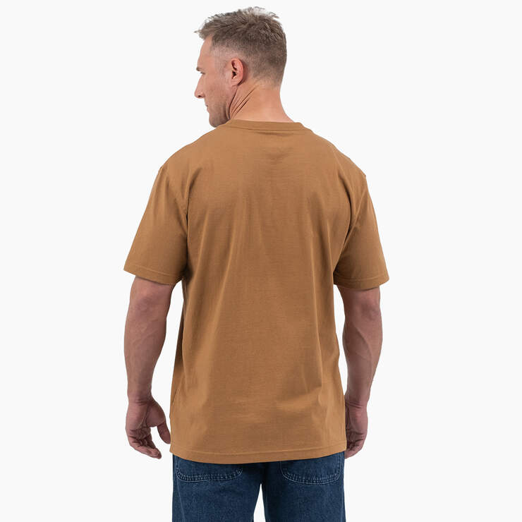 T-shirt imprimé avec logo tricolore à manches courtes - Brown Duck (BD) numéro de l’image 2