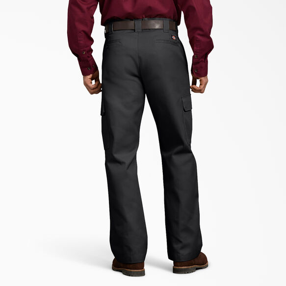 Relaxed Fit Cargo Work Pants - Black &#40;BK&#41;