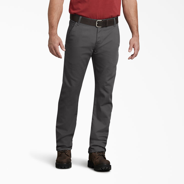 Pantalon menuisier standard en coutil &agrave; jambe droite - Stonewashed Gray &#40;SSL&#41;