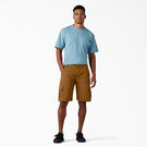 Short cargo d&eacute;contract&eacute; en coutil, 11&nbsp;po - Stonewashed Brown Duck &#40;SBD&#41;