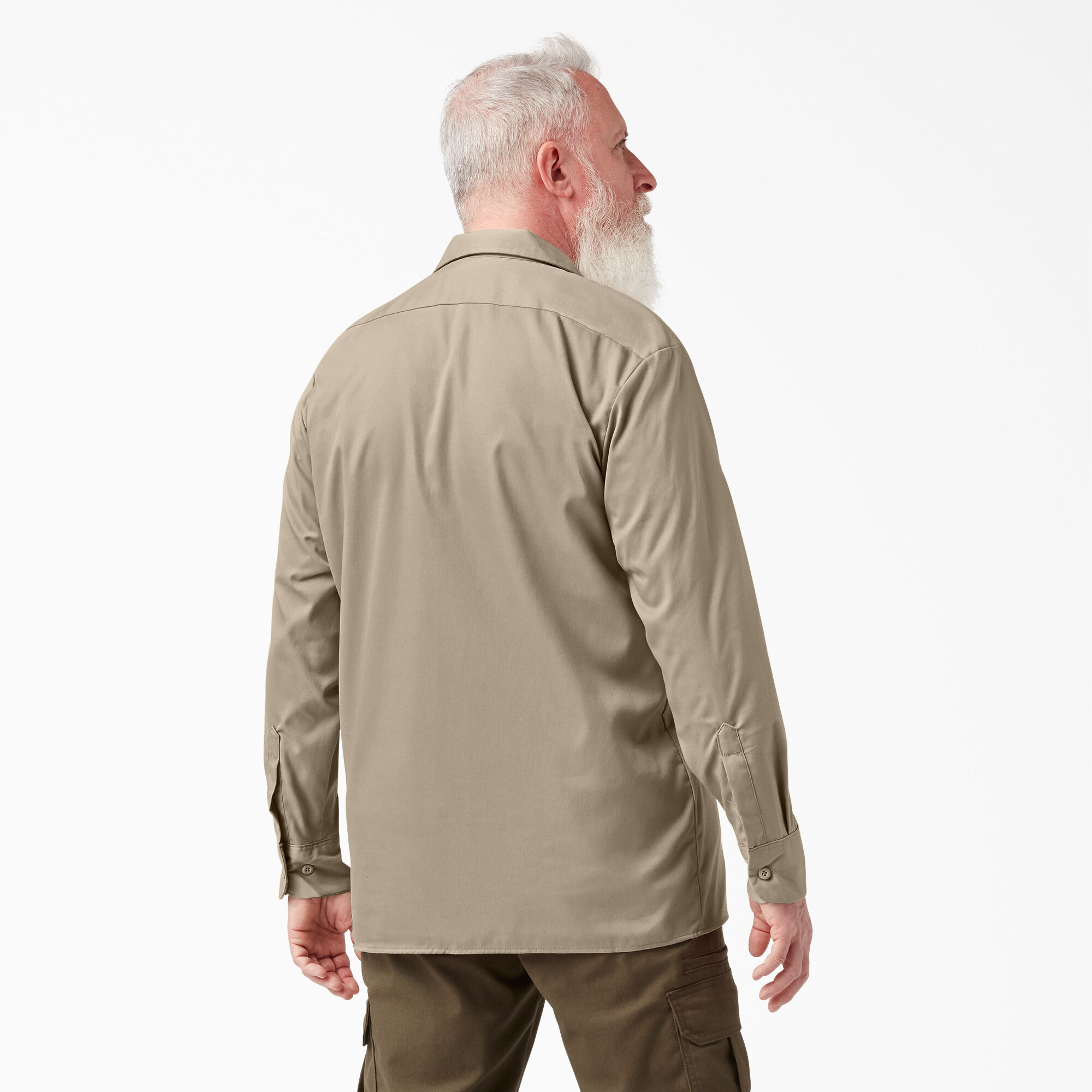 Flex Relaxed Fit Long Sleeve Twill Work Shirt   Dickies Canada