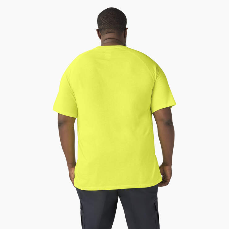Cooling Short Sleeve Pocket T-Shirt - Bright Yellow (BWD) image number 5