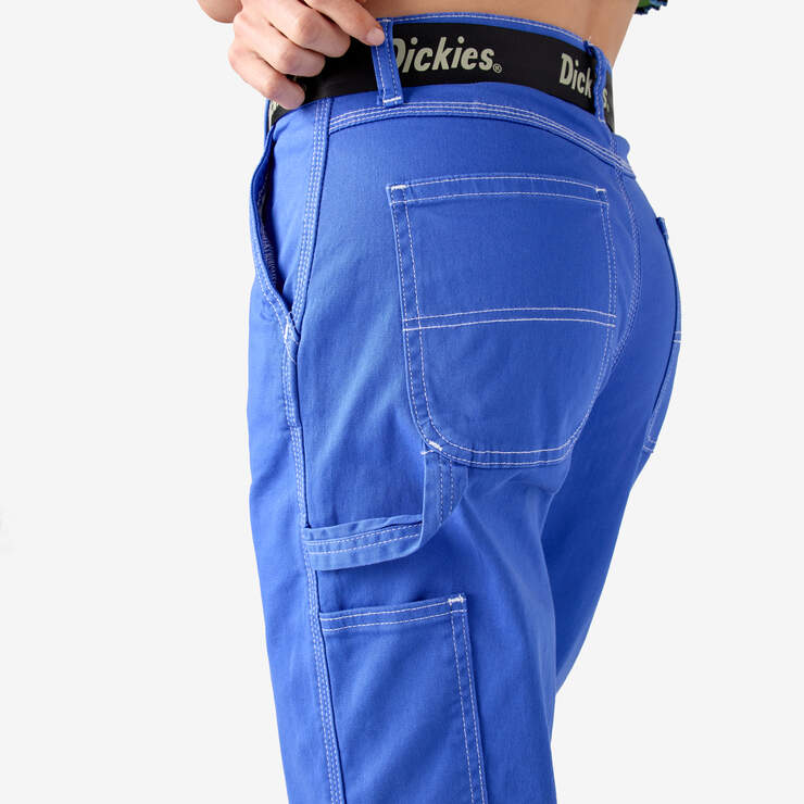 Pantalon menuisier de coupe décontractée pour femmes - Satin Sky (SK2) numéro de l’image 8