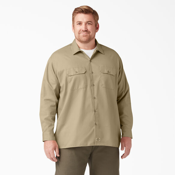 Long Sleeve Work Shirt - Khaki &#40;KH&#41;