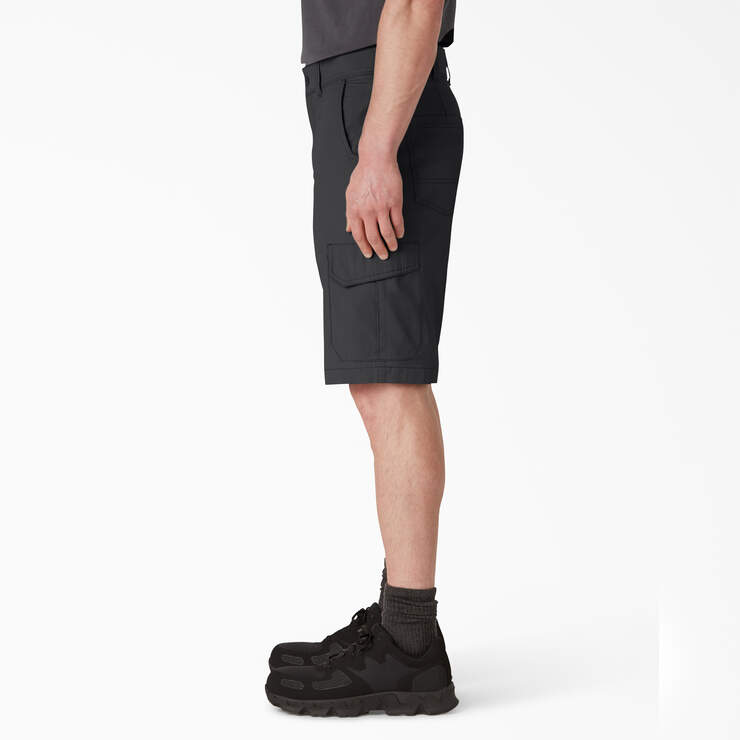 FLEX Cooling Regular Fit Cargo Shorts, 11" - Black (BK) image number 3