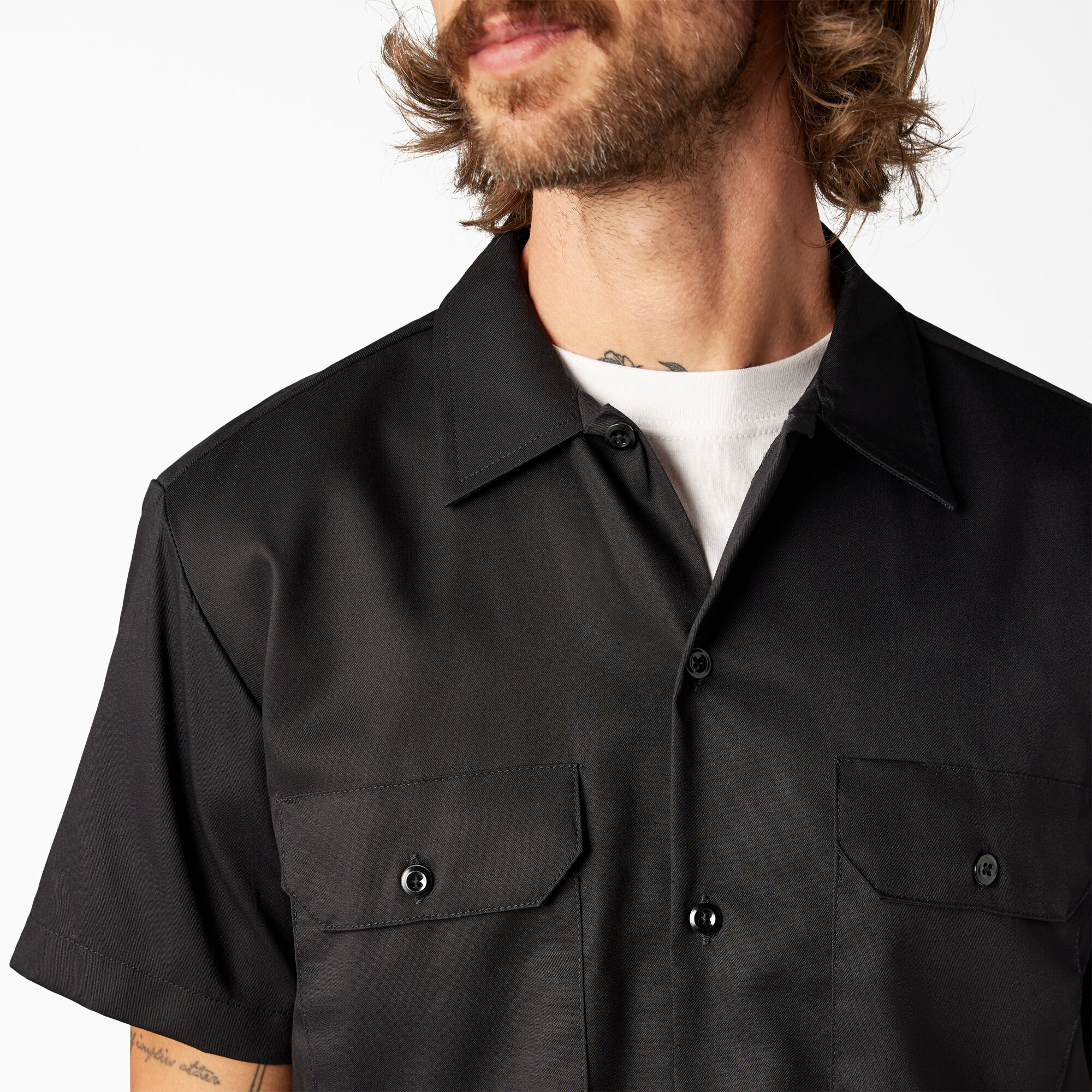 Dickies slim fit short sleeve work shirt best sale