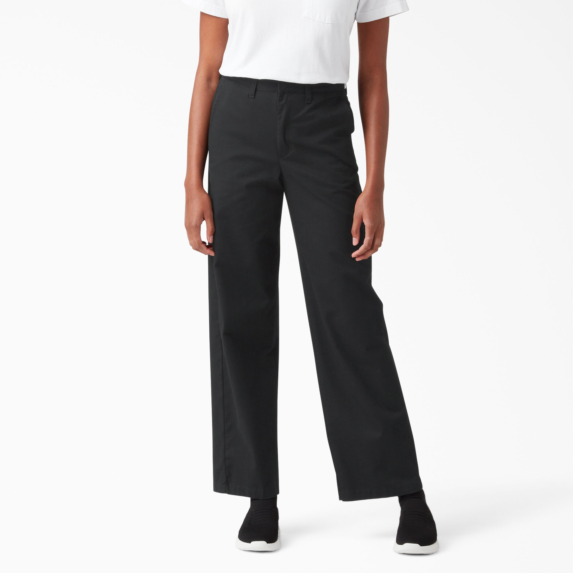Genuine dickies women's relaxed straight twill pants cheap