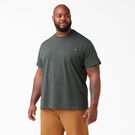 T-shirt en tissu chin&eacute; &eacute;pais &agrave; manches courtes - Hunter Green &#40;GHH&#41;